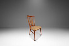 Load image into Gallery viewer, Single Danish Mid-Century Modern "Ingrid" Model Dining Chair in Teak &amp; Original Fabric by Niels Koefoed, Denmark, c. 1960s-ABT Modern
