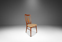 Load image into Gallery viewer, Single Danish Mid-Century Modern "Ingrid" Model Dining Chair in Teak &amp; Original Fabric by Niels Koefoed, Denmark, c. 1960s-ABT Modern
