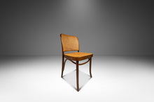 Load image into Gallery viewer, Single Patinaed Bentwood Prague Model 811 Side Chair by Josef Frank for Stendig w/ Original Cane Seat &amp; Back, Poland, c. 1960s-ABT Modern
