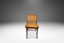 Load image into Gallery viewer, Single Patinaed Bentwood Prague Model 811 Side Chair by Josef Frank for Stendig w/ Original Cane Seat &amp; Back, Poland, c. 1960s-ABT Modern
