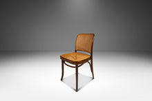 Load image into Gallery viewer, Single Patinaed Bentwood Prague Model 811 Side Chair by Josef Frank for Stendig w/ Original Cane Seat &amp; Back, Poland, c. 1960s-ABT Modern
