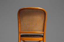 Load image into Gallery viewer, Single Patinaed Bentwood Prague Model 811 Side Dining Chair in Leather in the Manner of Josef Frank for Stendig, USA, c. 1960s-ABT Modern
