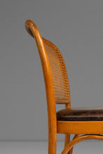 Load image into Gallery viewer, Single Patinaed Bentwood Prague Model 811 Side Dining Chair in Leather in the Manner of Josef Frank for Stendig, USA, c. 1960s-ABT Modern
