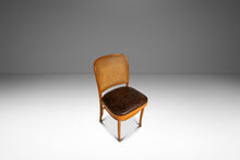 Load image into Gallery viewer, Single Patinaed Bentwood Prague Model 811 Side Dining Chair in Leather in the Manner of Josef Frank for Stendig, USA, c. 1960s-ABT Modern
