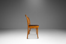 Load image into Gallery viewer, Single Patinaed Bentwood Prague Model 811 Side Dining Chair in Leather in the Manner of Josef Frank for Stendig, USA, c. 1960s-ABT Modern
