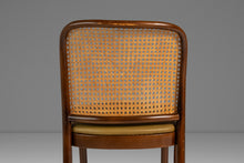 Load image into Gallery viewer, Single Patinaed Bentwood Prague Model 811 Side Dining Chair in Walnut &amp; Leather by Josef Frank for Stendig, Poland, c. 1960s-ABT Modern
