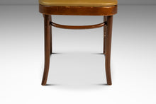 Load image into Gallery viewer, Single Patinaed Bentwood Prague Model 811 Side Dining Chair in Walnut &amp; Leather by Josef Frank for Stendig, Poland, c. 1960s-ABT Modern
