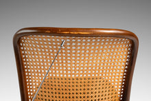 Load image into Gallery viewer, Single Patinaed Bentwood Prague Model 811 Side Dining Chair in Walnut &amp; Leather by Josef Frank for Stendig, Poland, c. 1960s-ABT Modern
