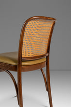 Load image into Gallery viewer, Single Patinaed Bentwood Prague Model 811 Side Dining Chair in Walnut &amp; Leather by Josef Frank for Stendig, Poland, c. 1960s-ABT Modern
