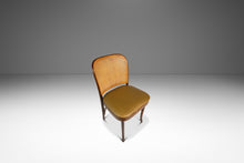 Load image into Gallery viewer, Single Patinaed Bentwood Prague Model 811 Side Dining Chair in Walnut &amp; Leather by Josef Frank for Stendig, Poland, c. 1960s-ABT Modern
