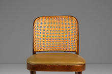 Load image into Gallery viewer, Single Patinaed Bentwood Prague Model 811 Side Dining Chair in Walnut &amp; Leather by Josef Frank for Stendig, Poland, c. 1960s-ABT Modern
