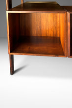 Load image into Gallery viewer, Stunning Danish Modern Floating Executive Desk in Brazilian Rosewood by Kai Kristiansen for Feldballes Mobelfabrik, Denmark, c. 1960s-ABT Modern
