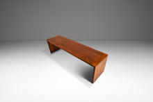Load image into Gallery viewer, Substantial Handmade Minimalist MCM Custom-Made Studio / Gallery Dining Table w/ Matching Benches Set in Walnut, USA, c. 1980s-ABT Modern

