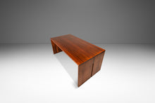 Load image into Gallery viewer, Substantial Handmade Minimalist MCM Custom-Made Studio / Gallery Dining Table w/ Matching Benches Set in Walnut, USA, c. 1980s-ABT Modern
