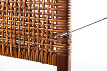 Load image into Gallery viewer, Teak and Cane Vintage Dining Arm Chairs by E. Knudsen for Jensen &amp; Lykkegaard-ABT Modern
