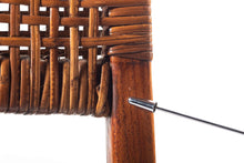 Load image into Gallery viewer, Teak and Cane Vintage Dining Arm Chairs by E. Knudsen for Jensen &amp; Lykkegaard-ABT Modern
