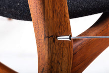 Load image into Gallery viewer, Teak and Cane Vintage Dining Arm Chairs by E. Knudsen for Jensen &amp; Lykkegaard-ABT Modern
