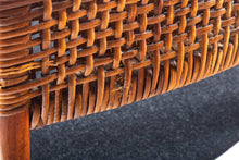Load image into Gallery viewer, Teak and Cane Vintage Dining Arm Chairs by E. Knudsen for Jensen &amp; Lykkegaard-ABT Modern
