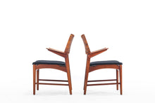 Load image into Gallery viewer, Teak and Cane Vintage Dining Chairs by E. Knudsen for Jensen &amp; Lykkegaard-ABT Modern
