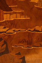 Load image into Gallery viewer, The &quot;Zion Narrows&quot; by Hudson River Inlay - Framed Wood Marquetry Art in Walnut, Maple &amp; Mytrlewood, USA, c. 1990&#39;s-ABT Modern
