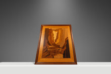 Load image into Gallery viewer, The &quot;Zion Narrows&quot; by Hudson River Inlay - Framed Wood Marquetry Art in Walnut, Maple &amp; Mytrlewood, USA, c. 1990&#39;s-ABT Modern
