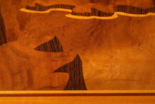 Load image into Gallery viewer, The &quot;Zion Narrows&quot; by Hudson River Inlay - Framed Wood Marquetry Art in Walnut, Maple &amp; Mytrlewood, USA, c. 1990&#39;s-ABT Modern
