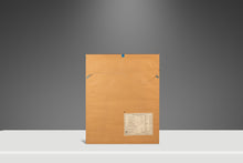 Load image into Gallery viewer, The &quot;Zion Narrows&quot; by Hudson River Inlay - Framed Wood Marquetry Art in Walnut, Maple &amp; Mytrlewood, USA, c. 1990&#39;s-ABT Modern
