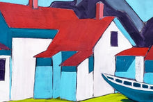 Load image into Gallery viewer, Top of Monhegan by James Mattinson, 22x28, Oil on Wood Canvas, 2021-ABT Modern
