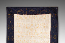 Load image into Gallery viewer, Vintage Hand-Stitched Kanduri Cloth with Animal and Tree of Life Appliqué, India, c. 1950s-ABT Modern
