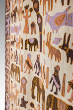 Load image into Gallery viewer, Vintage Hand-Stitched Kanduri Cloth with Animal and Tree of Life Appliqué, India, c. 1950s-ABT Modern
