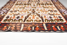 Load image into Gallery viewer, Vintage Hand-Stitched Kanduri Cloth with Animal and Tree of Life Appliqué, India, c. 1950s-ABT Modern

