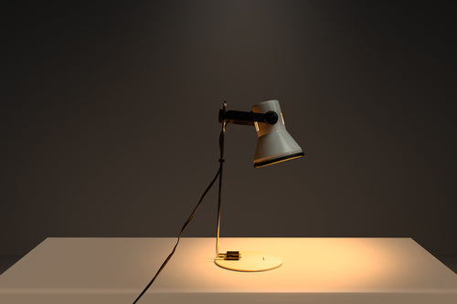 Vintage Mid-Century Modern Industrial Mechanical Adjustable Tension Desk Lamp by Tensor, c. 1980's-ABT Modern
