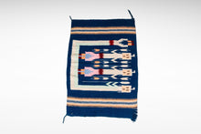 Load image into Gallery viewer, Vintage Native American Navajo Yei Hand-Woven Tapestry Throw Rug Wall Folk Art in Wool, USA, c. 1970s-ABT Modern
