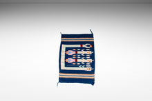 Load image into Gallery viewer, Vintage Native American Navajo Yei Hand-Woven Tapestry Throw Rug Wall Folk Art in Wool, USA, c. 1970s-ABT Modern

