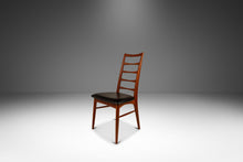 Load image into Gallery viewer, Set of Four (4) Danish Modern &quot;Lis&quot; Ladderback Dining Chairs in Teak by Niels Koefoed for Koefoeds Hornslet, Denmark, c. 1960&#39;s
