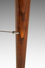 Load image into Gallery viewer, Mid-Century Modern Piano Bench in Walnut &amp; New Leather by Manual Arts Paired Well w/ Baldwin Acrosonic Piano, USA, c. 1960&#39;s
