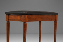 Load image into Gallery viewer, Mid-Century Modern Piano Bench in Walnut &amp; New Leather by Manual Arts Paired Well w/ Baldwin Acrosonic Piano, USA, c. 1960&#39;s
