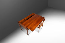 Load image into Gallery viewer, RARE Danish Mid-Century Modern Writers Desk in Teak w/ Sliding Top by Peter Løvig Nielsen for Løvig Dansk, Denmark, c. 1960s
