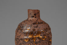Load image into Gallery viewer, Miniature Vintage Ceramic Japanese Shigaraki Yaki Ikebana Flower Vase Vessel, Japan, c. 1960s
