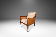 Load image into Gallery viewer, Set of Two (2) Rare Mid-Century Modern Caned Lounge Chairs in Walnut by Kipp Stewart for Directional, USA, c. 1950s
