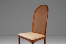 Load image into Gallery viewer, Set of Four ( 4 ) Mid-Century Modern High-Back Cane-Back Dining Chairs by Milo Baughman for Directional, USA, c. 1950s

