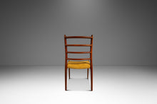 Load image into Gallery viewer, Bespoke Danish Modern Model No. 78 Ladderback Chair in Teak &amp; Bouclé by Niels Møller for J.L. Møllers Møbelfabrik, Denmark, c. 1960's
