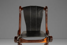 Load image into Gallery viewer, Set of Two ( 2 ) Rare Mid-Century Modern "Sloucher" Sling Chairs in Rosewood &amp; Leather by Don S. Shoemaker for Señal Furniture, c. 1960s
