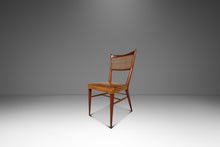 Load image into Gallery viewer, Rare Mid-Century Modern Model 7001 Side Chair in Walnut &amp; Leather by Paul McCobb for Directional, USA, c. 1950's
