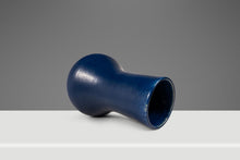 Load image into Gallery viewer, Mid-Century Modern Contemporary Oversized Powder-Blue-Glazed Studio Craft Ceramic Vase, USA, c. 1980s
