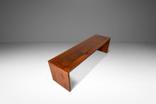 Load image into Gallery viewer, Set of Two (2) Substantial Handmade Minimalist MCM Custom-Made Studio / Gallery Benches in Walnut, USA, c. 1980s
