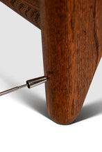 Load image into Gallery viewer, Set of Two (2) Restored Mid-Century Modern Ottomans / Footstools in Oak in the Manner of Adrian Pearsall, USA, c. 1960s
