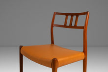 Load image into Gallery viewer, Set of Ten (10) Danish Modern Møller Model 79 Side Chairs in Teak &amp; Leather by Niels Møller for J.L. Møller Mobelfabrik, Denmark, c. 1960's

