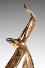 Load image into Gallery viewer, Mid-Century Modern Acid Etched Seagull Bird in Flight Table Sculpture in Porcelain, USA, c. 1980s
