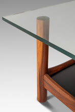 Load image into Gallery viewer, Set of Two (2) Tubular Glass-Top End Tables After Adrian Pearsall for Craft Associates, c. 1960s
